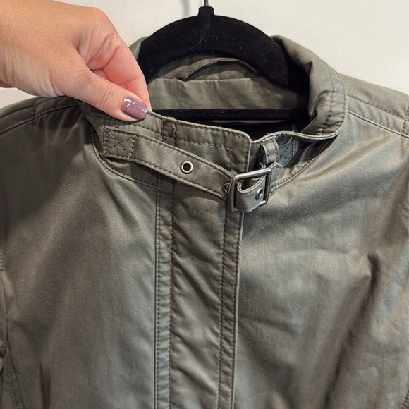 Coach Waxed Belt Hack Utility Jacket Leather Details - Picture 3 of 16